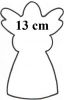 Anjel malý II. 13 cm