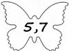 Motýľ II. 57 mm