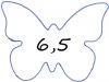 Motýľ IV. nerez 65 mm