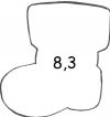 Čižma V. 83 mm 