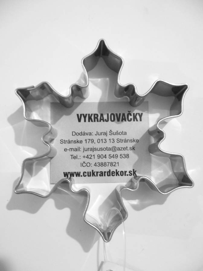 Snehová vločka stredná 65 mm