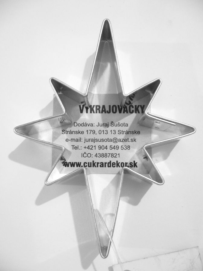 Hviezda nepravidelná 75 mm