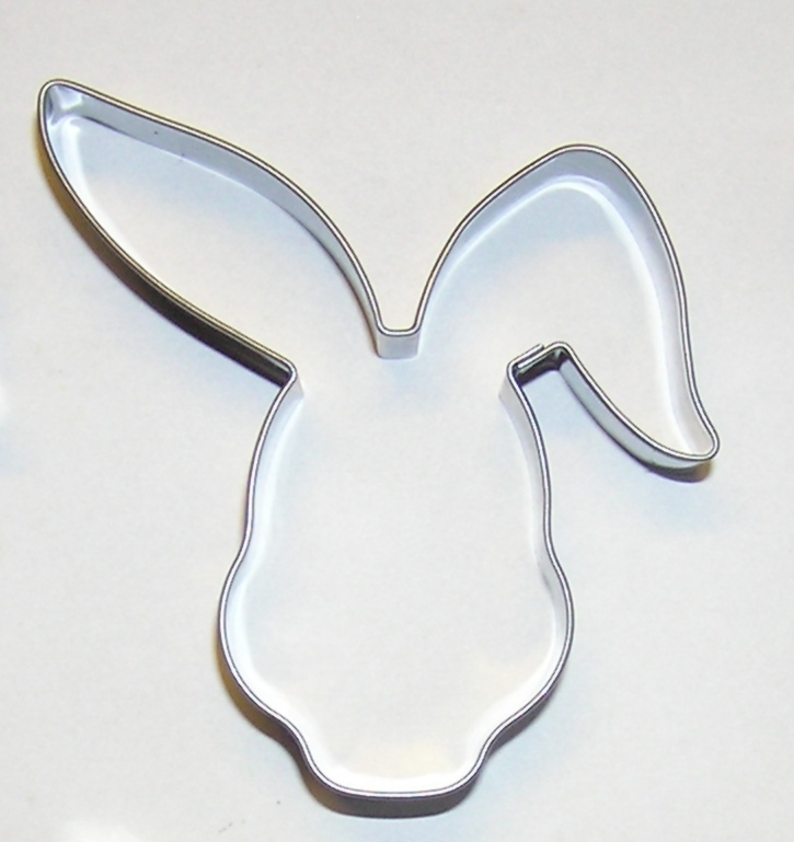 Hlava zajaca s ohnutým uchom 80 mm