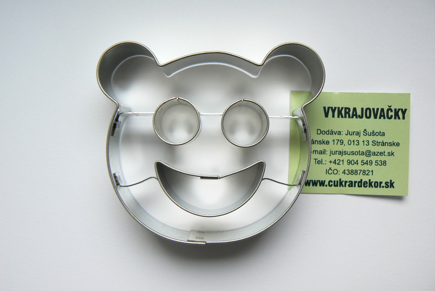 Hlava medveďa s tvárou 60 mm