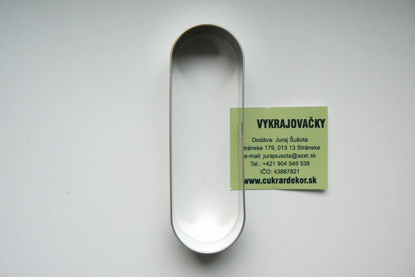 Oválik podlhovastý 24x76 mm