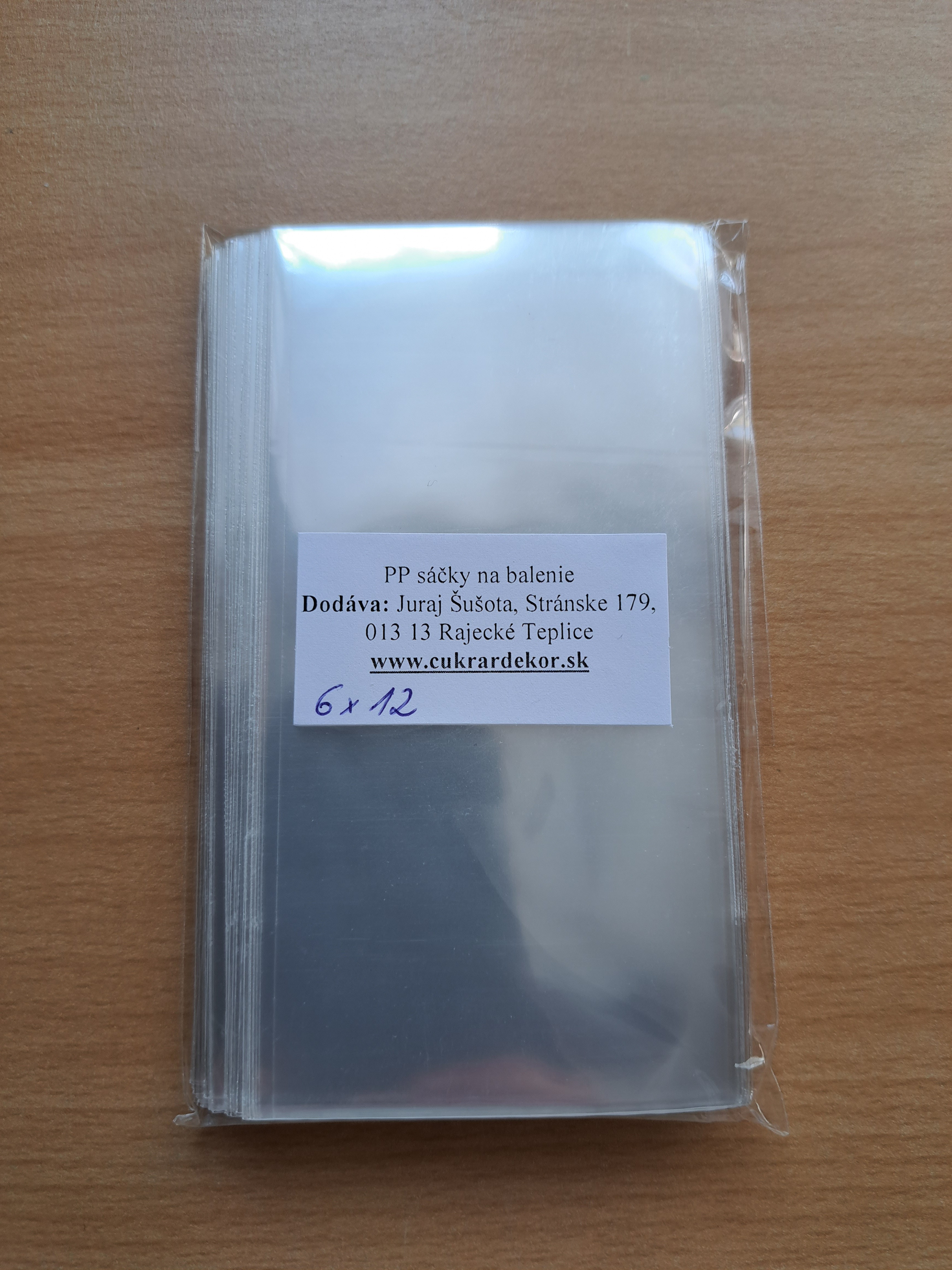Sáčky na balenie medovníkov 6x12 cm 10 ks